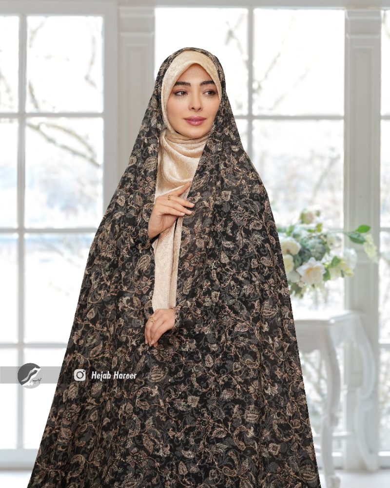 6145-2 چادر رنگی وال نخ کد 6145 - Image 1