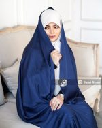 قواره چادر سیلک لاین لمه ساده کد 6294 - Image 2