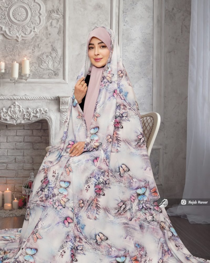 چادر سیلک اندونزی سه بعدی کد 6160 - Image 1