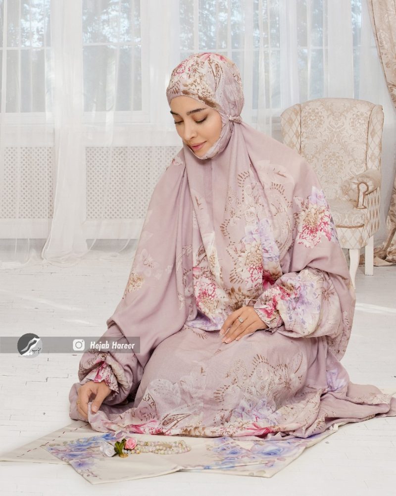 18019-2 چادر نماز آستین دار کد 18019 - Image 1