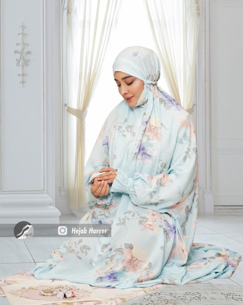 18022-2 چادر نماز آستین دار کد 18022 - Image 1