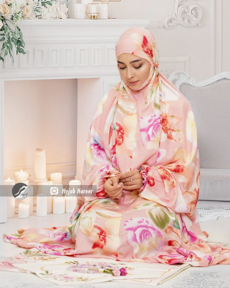 18023-1 چادر نماز آستین دار کد 18023 - Image 1