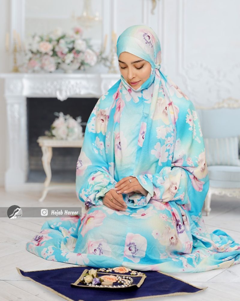 18024-2 چادر نماز آستین دار کد 18024 - Image 1