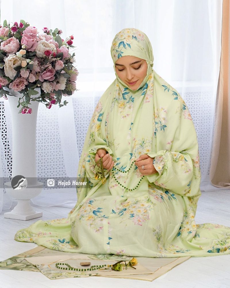 18026-1 چادر نماز آستین دار کد 18026 - Image 1