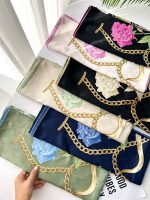 روسری ابریشم ژاکارد طرح دار کد 2781 - Image 3