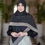 روسری رنگی طرح دار کد 2869