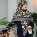 روسری رنگی طرح دار کد 2870
