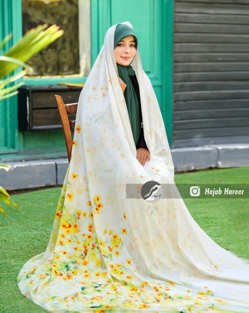 چادر رنگی کرپ رویال کد 6207 - Image 1