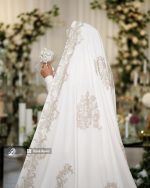 چادر عروس کد 1585 - Image 3