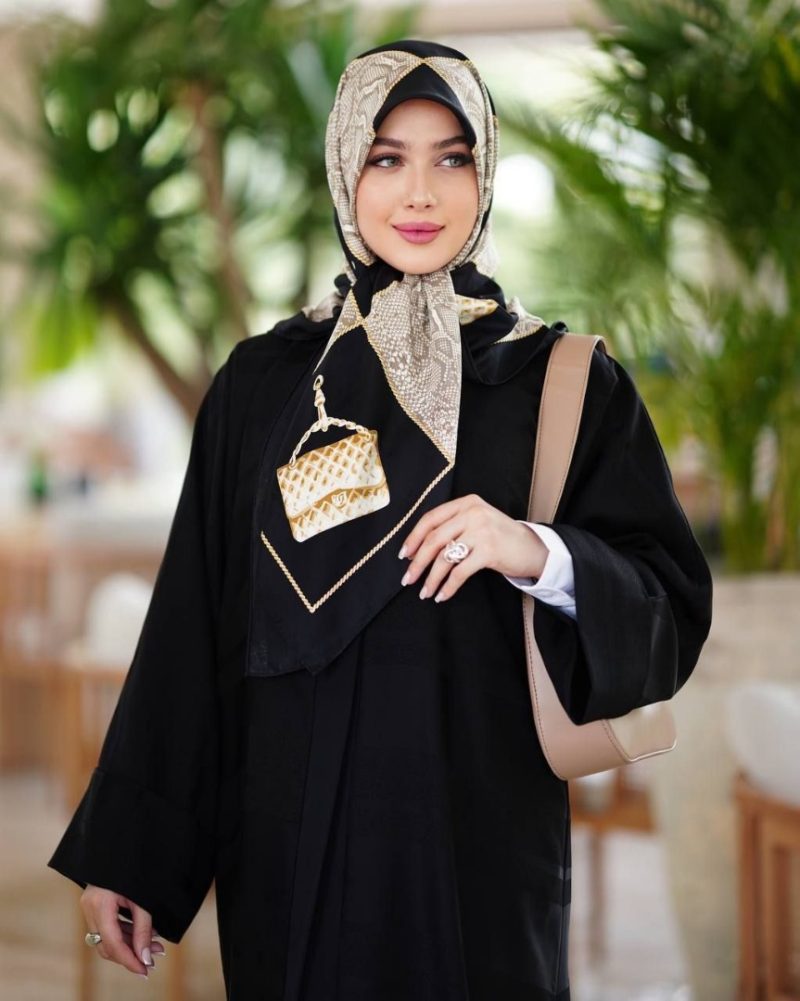 2891 روسری رنگی طرح دار کد 2891 - Image 1