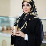 روسری رنگی طرح دار کد 2892