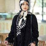 روسری رنگی طرح دار کد 2893