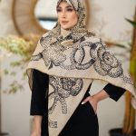 روسری رنگی طرح دار کد 2897