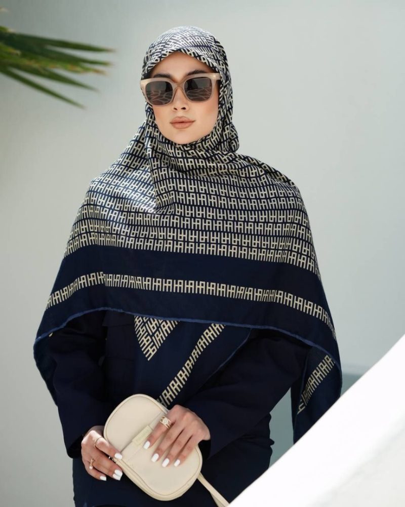 روسری رنگی طرح دار کد 2903 - Image 1