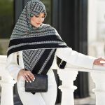 روسری رنگی طرح دار کد 2907