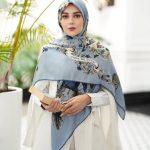 روسری رنگی طرح دار کد 2911