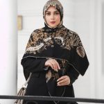روسری رنگی طرح دار کد 2914