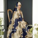 چادر رنگی ژاکارد کد 6230