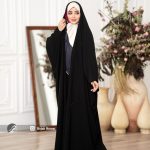 چادر مشکی گلدوزی عربی کد 6260
