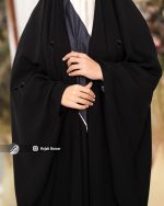 چادر مشکی گلدوزی عربی کد 6260 - Image 2