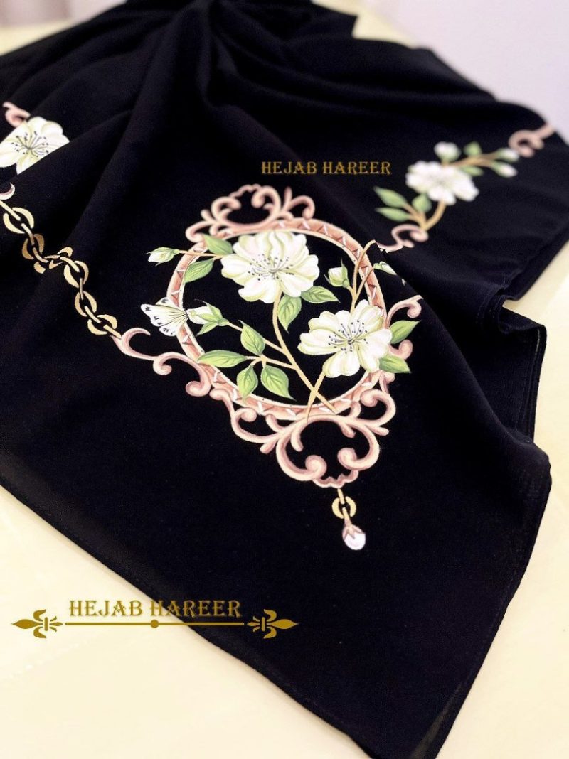 روسری رنگی طرح دار کد 2921 - Image 2