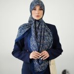 روسری رنگی طرح دار کد 2926