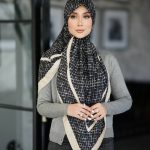 روسری رنگی طرح دار کد 2928