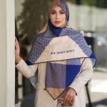 روسری رنگی طرح دار کد 2936