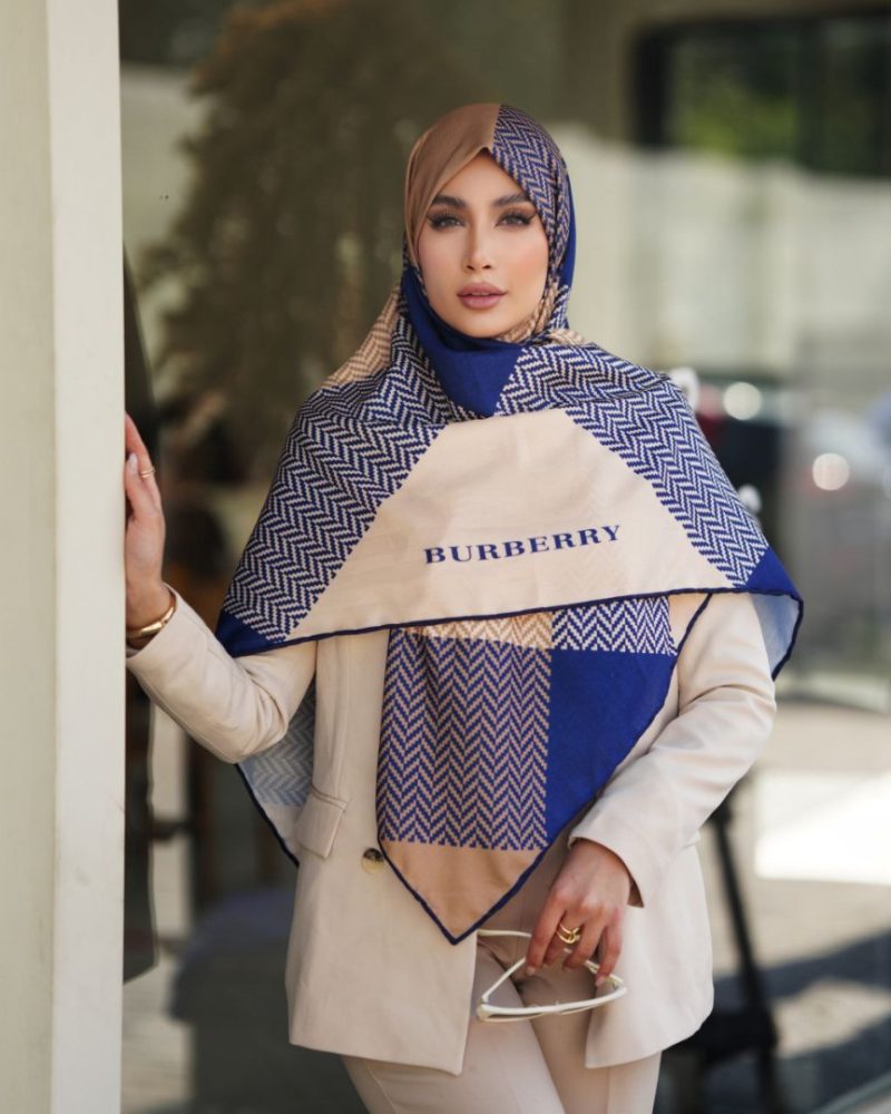 روسری رنگی طرح دار کد 2936 - Image 1