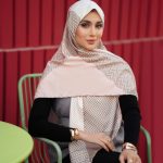 روسری رنگی طرح دار کد 2938