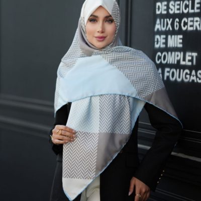 روسری رنگی طرح دار کد 2939