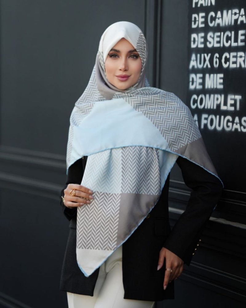 روسری رنگی طرح دار کد 2939 - Image 1