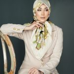 روسری رنگی طرح دار کد 2948