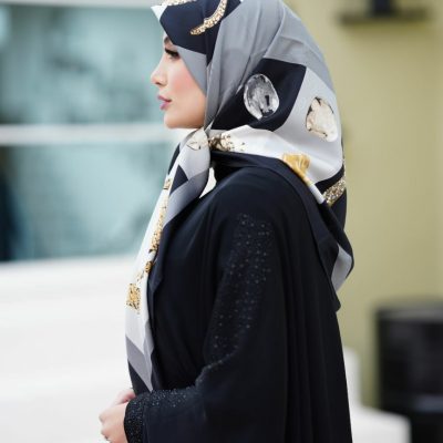 روسری رنگی طرح دار کد 2954