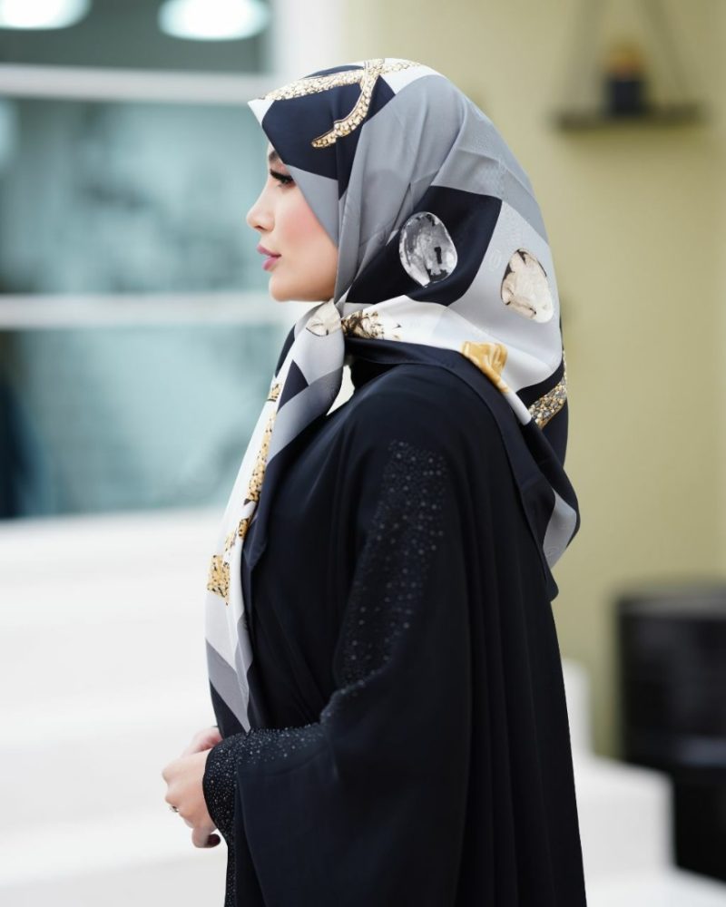 2954 روسری رنگی طرح دار کد 2954 - Image 1