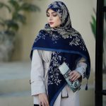 روسری رنگی طرح دار کد 2968
