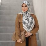 روسری رنگی طرح دار کد 2981