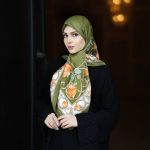 روسری رنگی طرح دار کد 2983