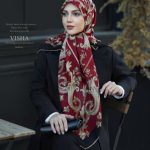 روسری رنگی طرح دار کد 2990