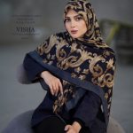 روسری رنگی طرح دار کد 2993