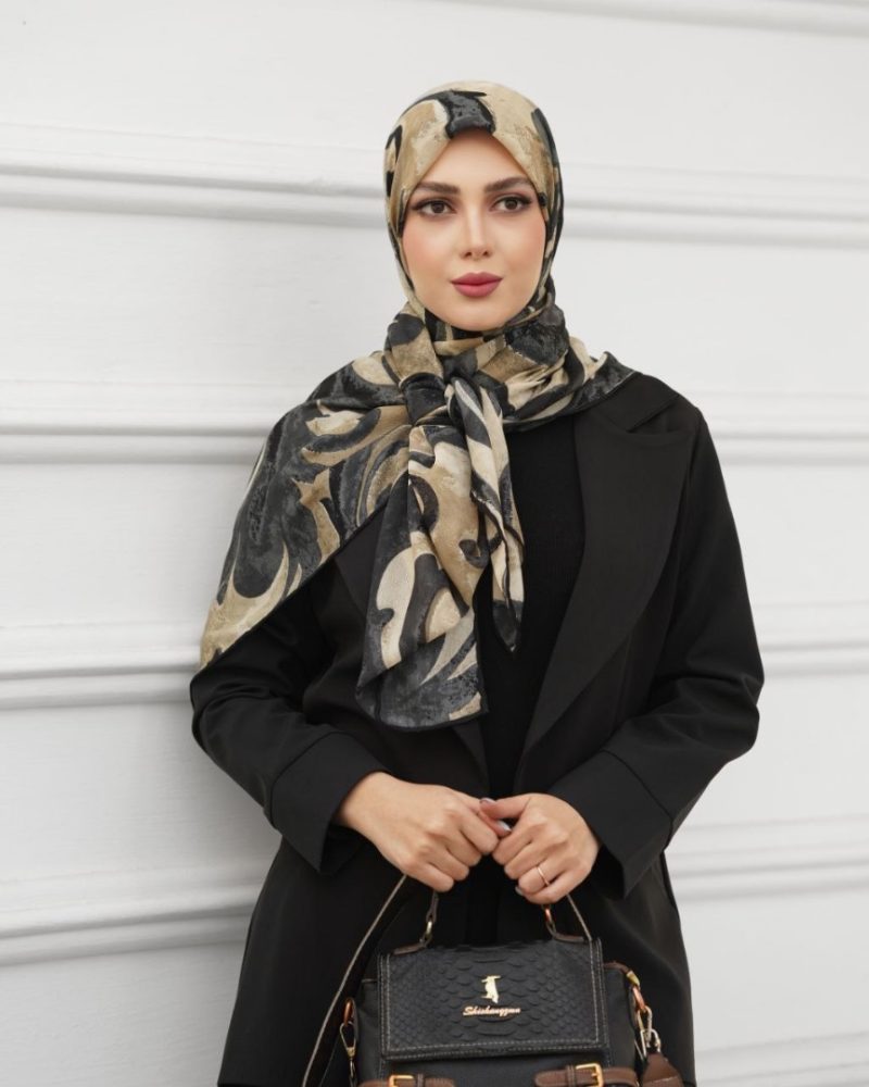 روسری رنگی طرح دار کد 2994 - Image 1