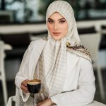 روسری رنگی طرح دار کد 6318