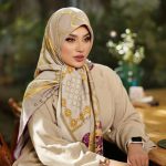روسری رنگی طرح دار کد 6322