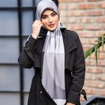 روسری رنگی طرح دار کد 6336