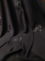 چادر مشکی گلدوزی سنتی کد 6403 - Image 3