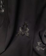 چادر مشکی گلدوزی سنتی کد 6403 - Image 4