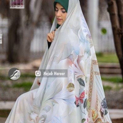 چادر رنگی کرپ کلارنز کد 6405