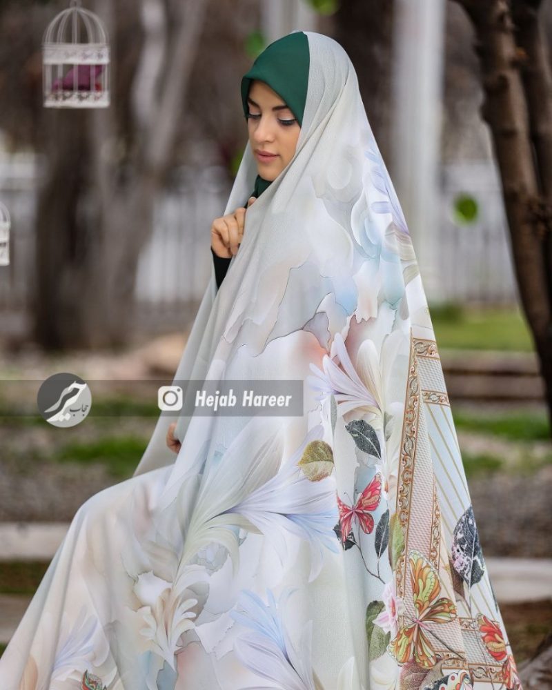 چادر رنگی کرپ کلارنز کد 6405 - Image 1