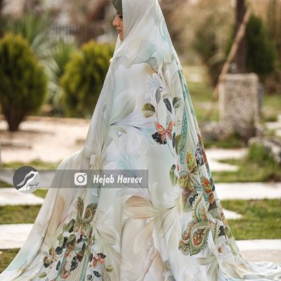 چادر رنگی کرپ کلارنز کد 6412