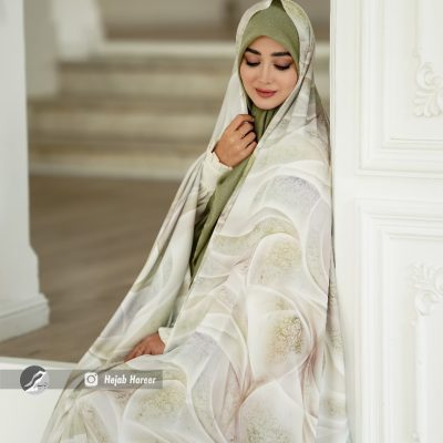 چادر سیلک اندونزی سه بعدی کد 6447